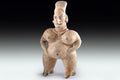 Ancient Ameca Style, Pre-Columbian Ceramic Figure Of A Pregnant Woman. West Mexico, Jalisco Shaft Tomb, Circa 300 BCE To 300 AD Antiquities