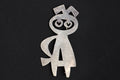 Mik Stousland, Brooch Pin, Vintage Handmade Jewelry, Sterling Silver Cut Out Abstract Designs, Woman Girl, Modernist Fashion Accessories