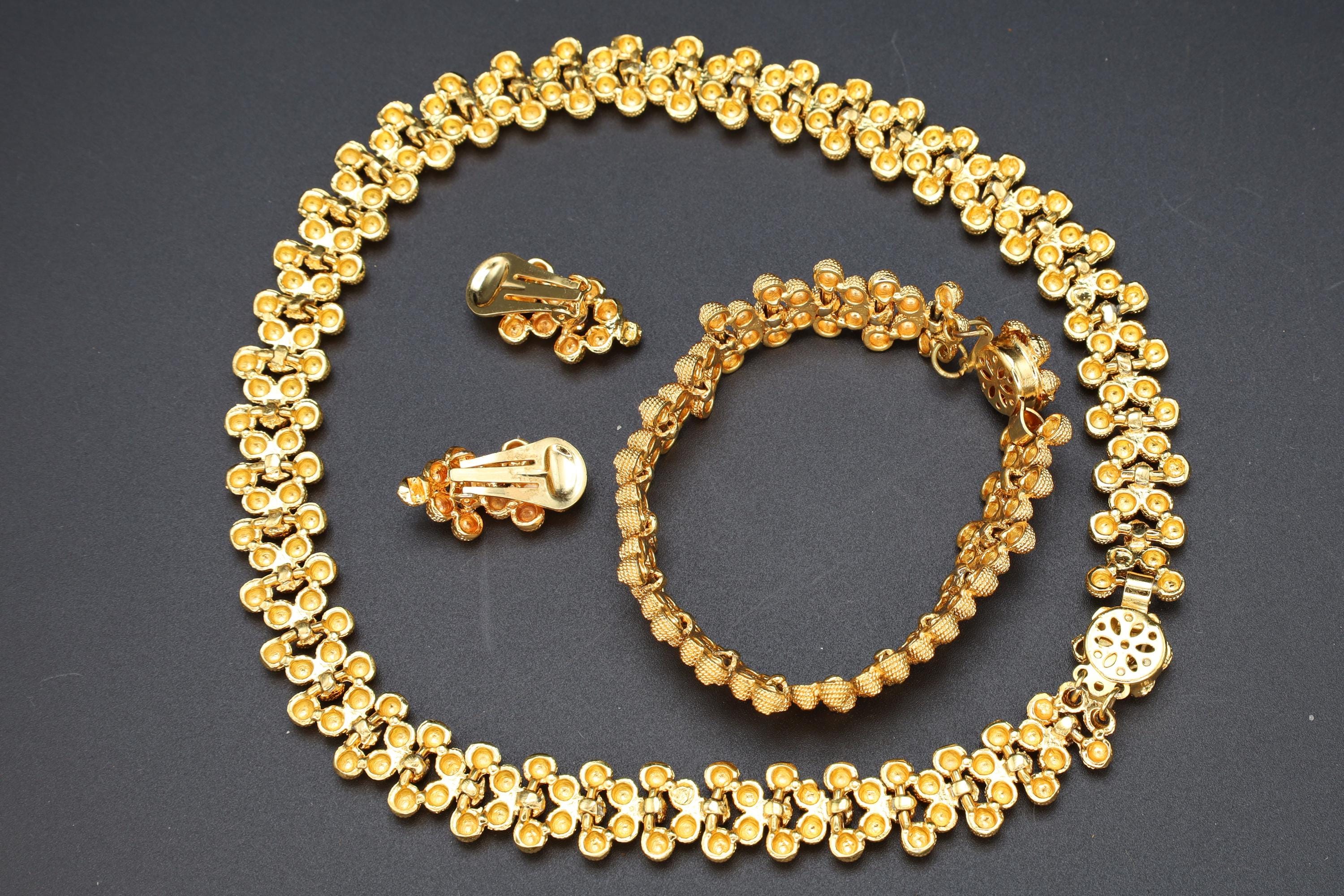 Crissa Greek Hellenistic Revival Jewelry Set, The Museum Company, Krissa Antiquities Reproduction, Vintage Fashion Accessories IOB