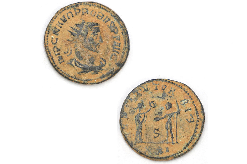 Ancient Rome, Emperor Marcus Probus, A Billion Coin, Antioch Mint 3rd Century AD, Numismatics And Historical Collectibles
