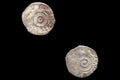 Medieval Egypt, Fatimids, al-Aziz Billeh, Fractional Value Of Half Dirham, Silver Coin With Arabic Calligraphy. Numismatics Collectibles