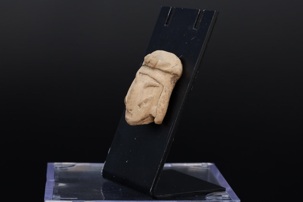 Ancient Chichimeca Quauhchichitl Head Of A Larger Figure From Chupicuaro Culture, Mexican Mesoamerica Art Between The 400 BCE To 200 AD