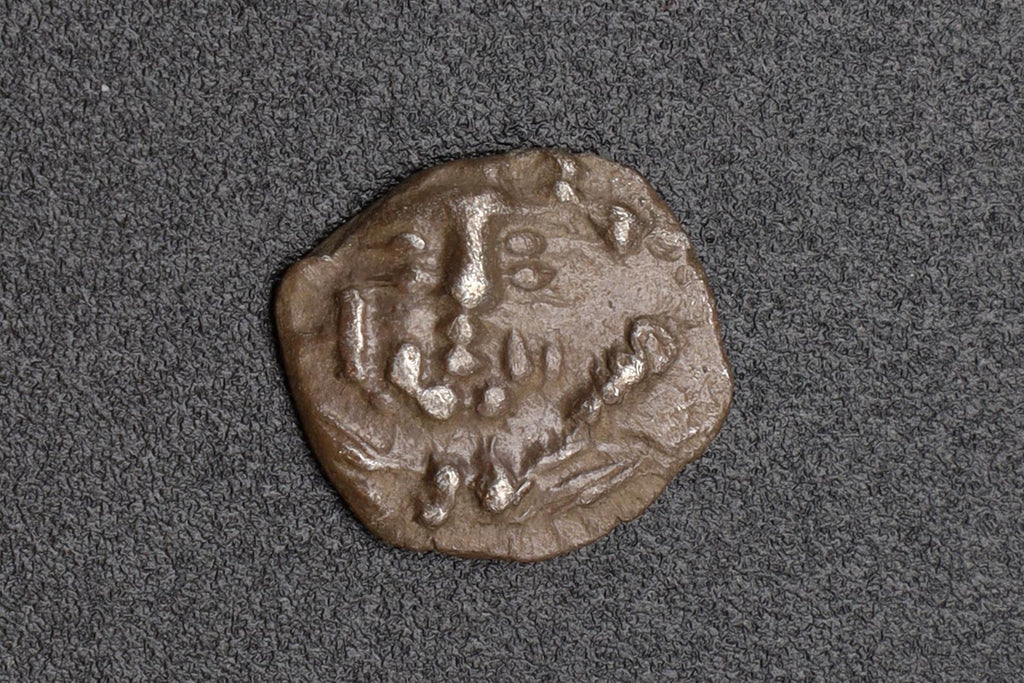 City Of Laranda Lycaonia, Greek Silver Obol Coin, 323 BCE, Herakles With Nemean Lion Skin, Wolf Running, Ancient Collectibles Numismatics
