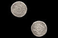 Medieval Egypt, Fatimids, al-Aziz Billeh, Fractional Value Of Half Dirham, Silver Coin With Arabic Calligraphy. Numismatics Collectibles