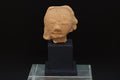 Ancient Huastec Head Of Dignitary Figure, Circa 500 AD Panuco River Area Style, Veracruz Pre-Columbian Ceramic Idol Head, Prehispanic Mexico