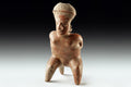 Ancient Ameca Style, Pre-Columbian Ceramic Figure Statuette. West Mexico, Jalisco Shaft Tomb, Circa 300 BCE To 300 AD Antiquities