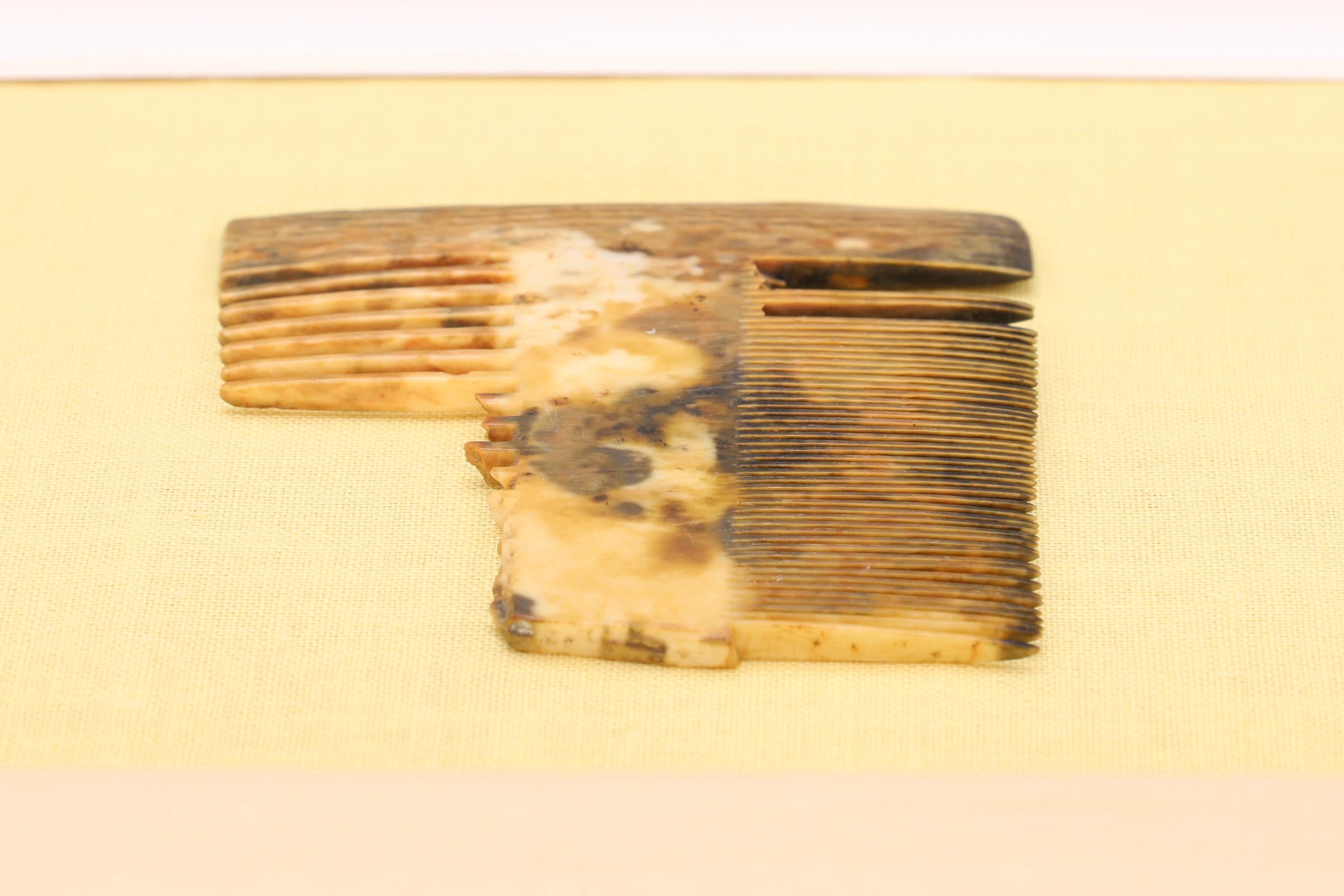 Hair Comb, Byzantine Trade Route, Antique 14th Century Fashion Accessory, Found At The Shores Of Thames River UK