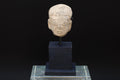 Ancient Pre-Columbian Tumaco Terracotta, La Tolita Pottery Head Fragment Dated As Circa 300 BCE, Prehispanic South America Art Antiquities
