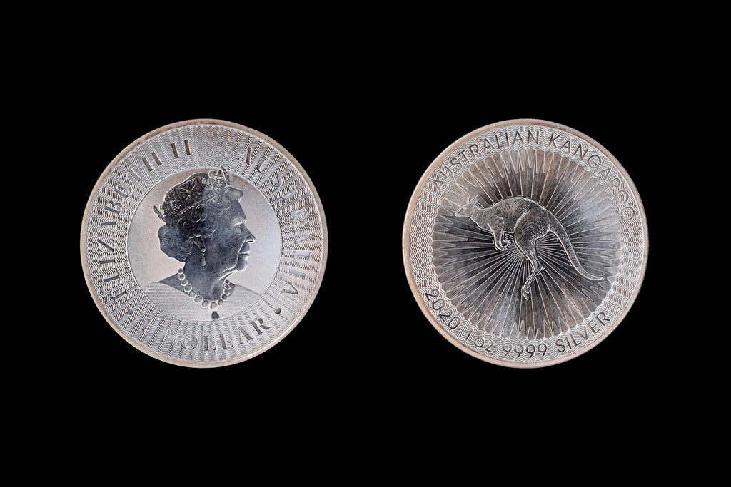 Australia 2020 One 1 Dollar, Queen Elizabeth II Of United Kingdom, 6th Portrait, 1 oz Fine Silver Rounds Bullions, Numismatics Collectibles