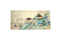 Yoshu Chikanobu, Nishiki-e Japanese Meiji Era Military Artwork Illustration Triptych, Asian Oriental Art Ukiyoe Print