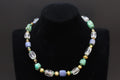 Ancient Pre-Columbian Gemstone Beads Collection, 14th Century AD Inca Aymara Beaded Necklace With Gold Ball Spacers, Antiquities And Jewelry
