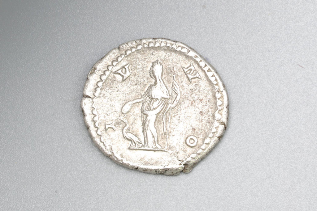 Ancient Roman Empire, 3rd Century AD, A Silver Denarius Coin. Empress Julia Domna Flavia Numismatics And Historical Antiquities Collectibles