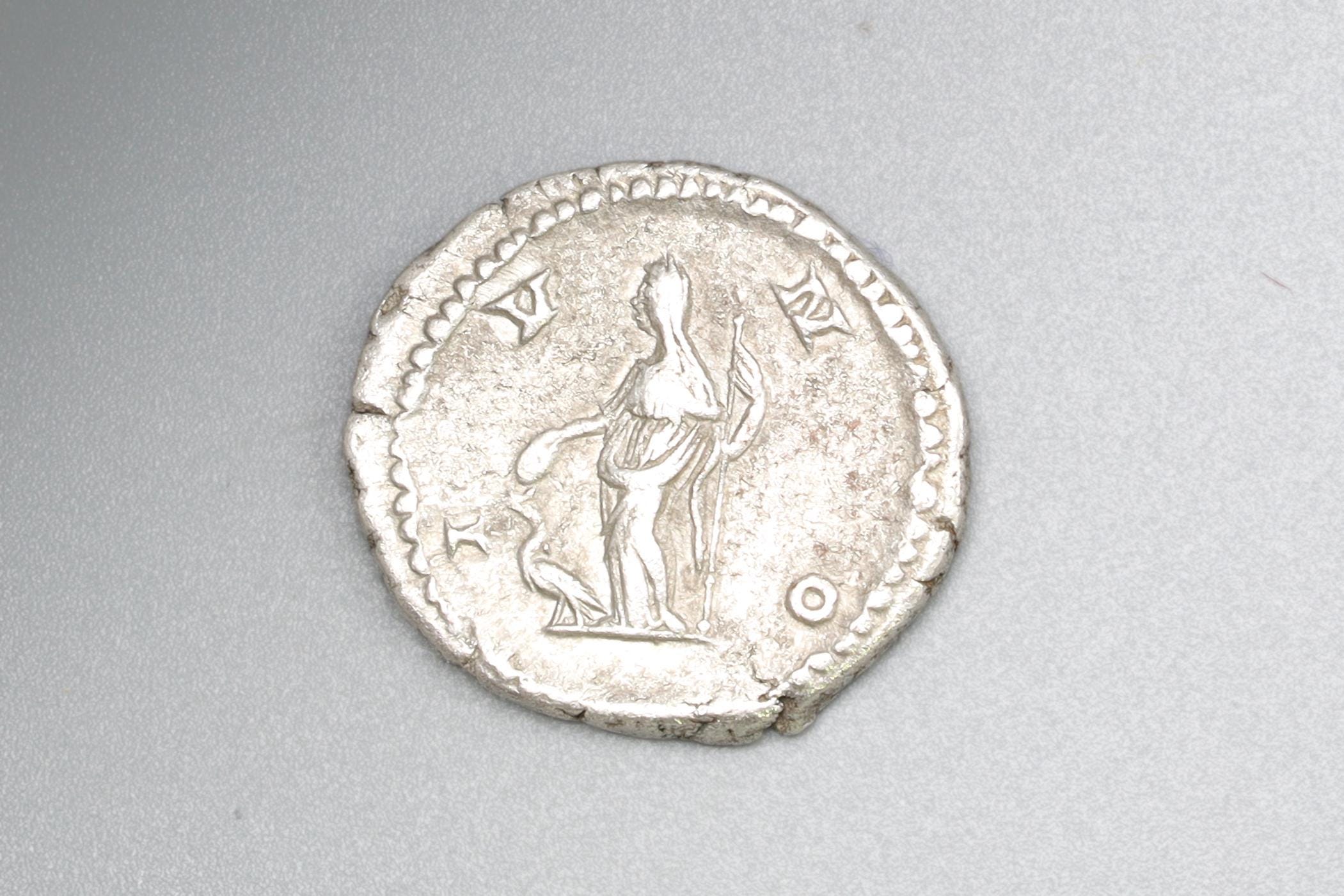 Ancient Roman Empire, 3rd Century AD, A Silver Denarius Coin. Empress Julia Domna Flavia Numismatics And Historical Antiquities Collectibles