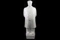 Chairman Mao Zedong, Mid Century Cultural Revolution Art Statuette, Blanc De Chine Porcelain Figure In Dehua Region Style, Asian Art