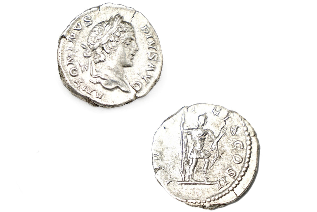 Ancient Roman Empire 3rd Century AD. A Silver Denarius Coin By Emperor Caracalla, Numismatics And Historical Antiquities Collectibles