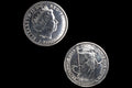Britannia 2013 Two 2 Pounds, Queen Elizabeth II Of United Kingdom, 4th Portrait, 1 oz Fine Silver Rounds Bullions, Numismatics Collectibles