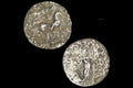Ancient 1st Century BCE Hellenistic Billon Coin, Indo Scythian Kingdom Of Azes II, Bactria In Central Asia, Numismatics And Collectibles