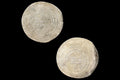 Samanids Multiple Silver Dirham Coin, Issued In The Name Of Nuh II Bin Nasr, Circa 343 After Hijri, Diameter 44 mm, Central Asia Numismatics