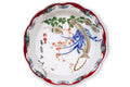 Antique 19th Century Meiji Japan Bowl, An Imari Arita Plate With Calligraphy And Nautical Theme, Porcelain, Blue And White