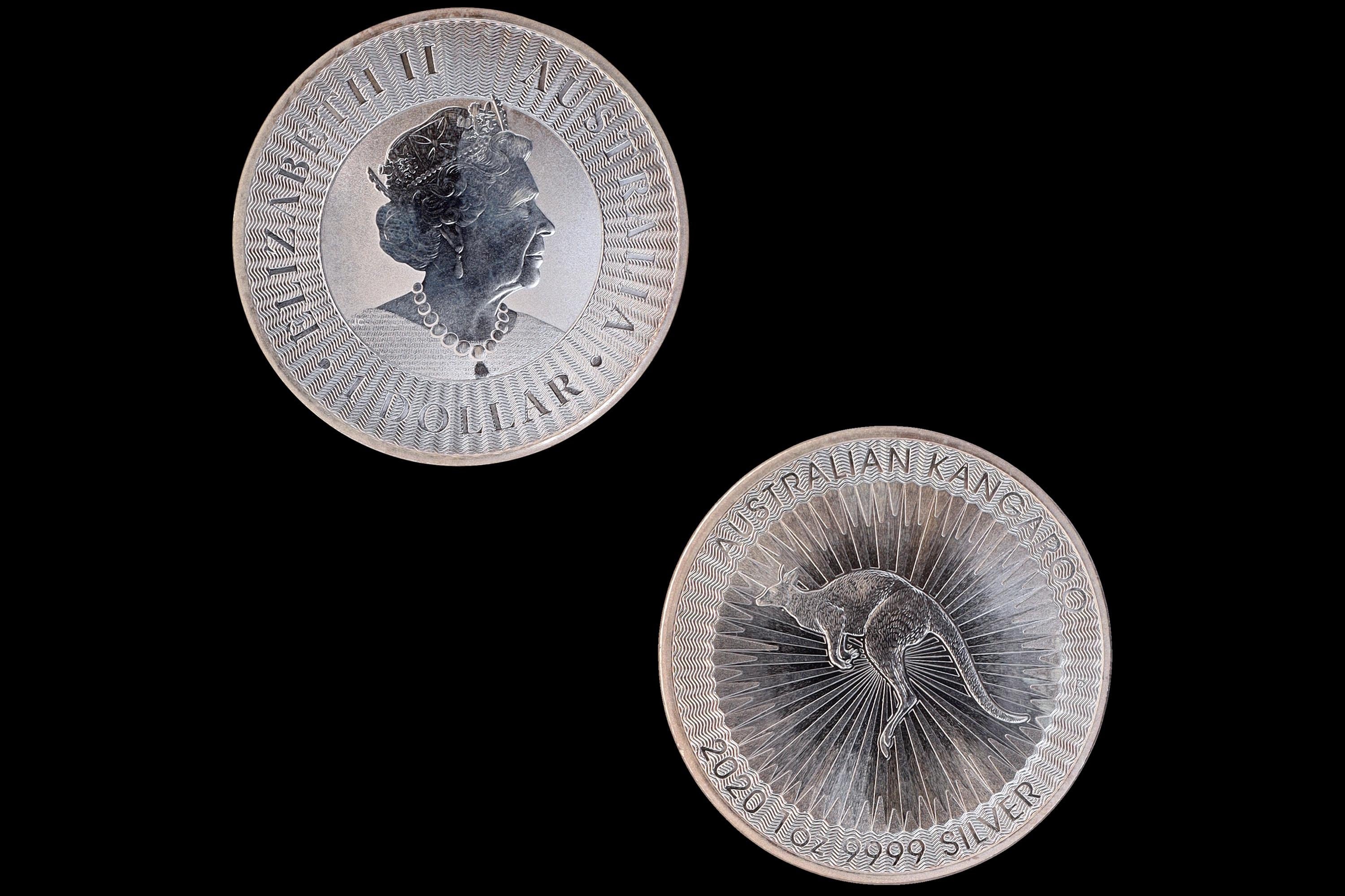 Australia 2020 One 1 Dollar, Queen Elizabeth II Of United Kingdom, 6th Portrait, 1 oz Fine Silver Rounds Bullions, Numismatics Collectibles