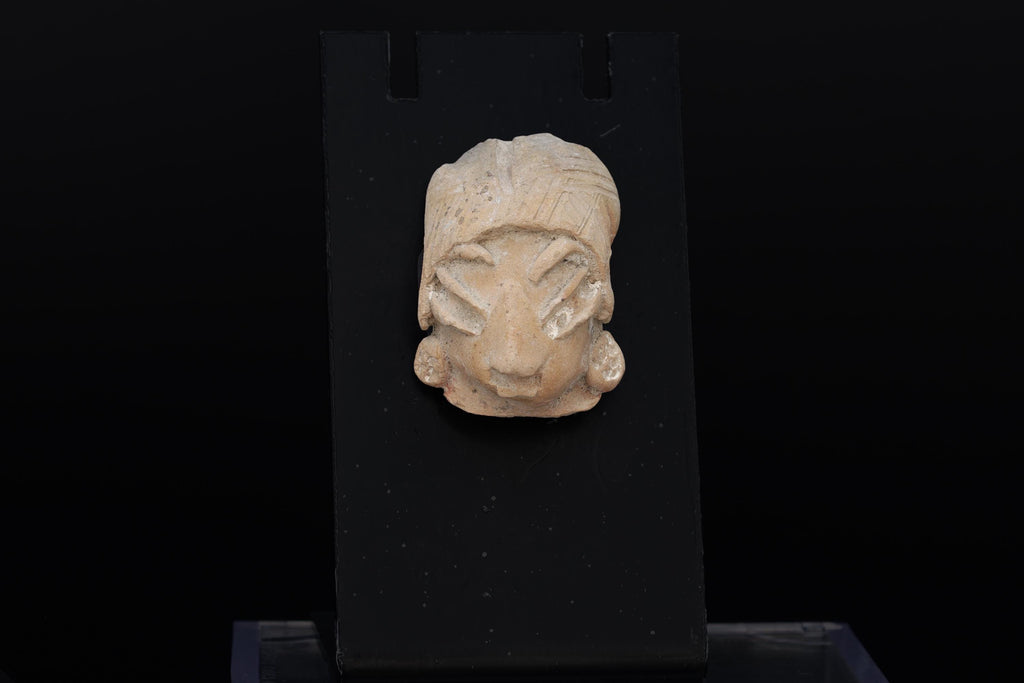 Ancient Chichimeca Quauhchichitl Head Of A Larger Figure From Chupicuaro Culture, Mexican Mesoamerica Art Between The 400 BCE To 200 AD