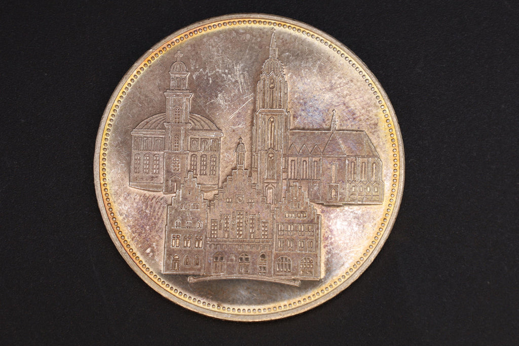 1866 Frankfurt Am Main 1966, A Coin Medal, 900 Silver Grade, Von Der Freien Stadt Zur Mainmetropole, West Germany Mints