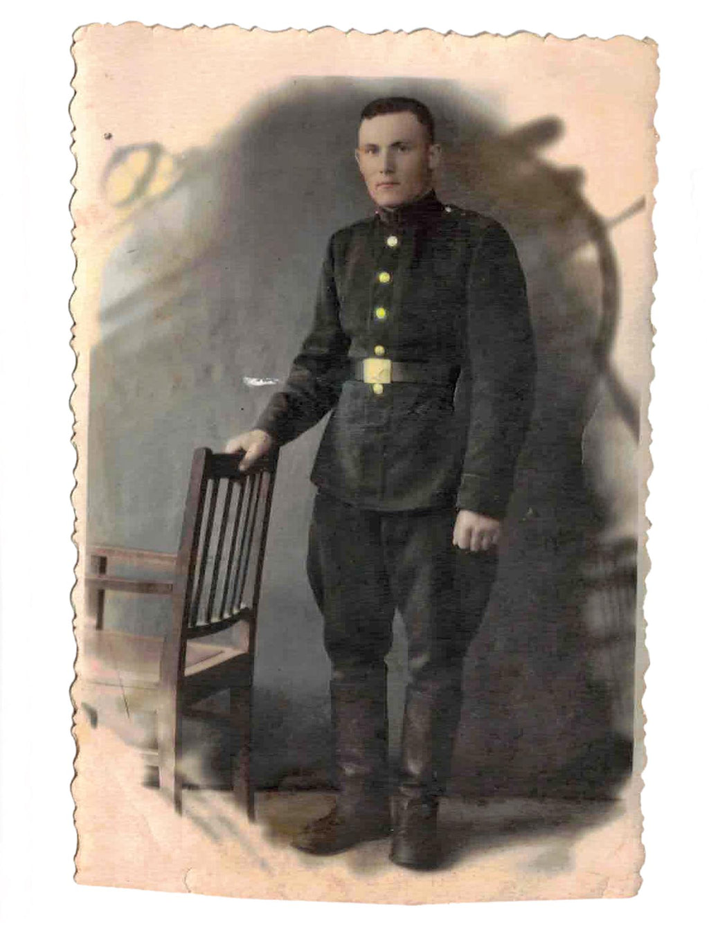 Original 1950s USSR Military Historical Documents, Photograph Depicting Soviet Soldiers With Handwritten Notes, Romania and Ukraine