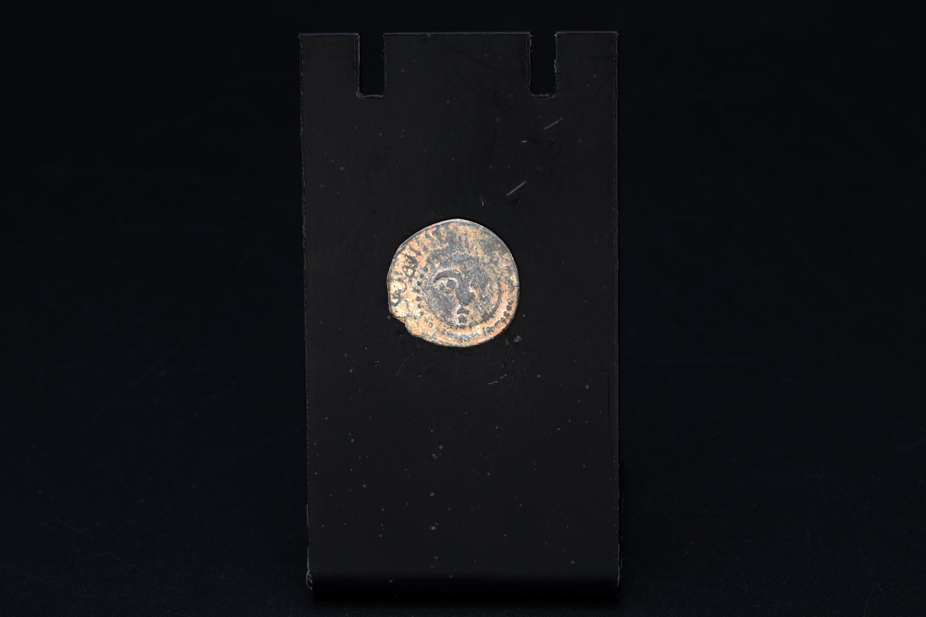 One Fals AE, Artuqids Dynasty Of Mardin, 698 Hijri Equivalent To 1298 AD Medieval Islamic Bronze Coin, Bey Najm al-Din Ghazi II, Numismatics