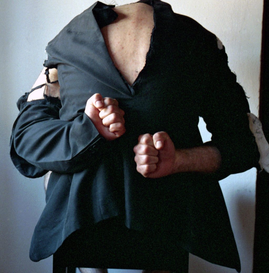 Prophet Job Bible, Symbolic Performance, Male Portrait, Madrid Spain, Conceptual Analogue Photography, Hasselblad 500C, Portra Color Film