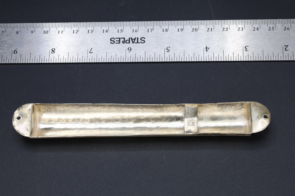 Mezuzah, Bier 925 Silver Case Made In Jerusalem Israel, Shaddai Mezuzot, Judaica Arch Doorway Mezuzah Holder, Jewish Decor And Accessories