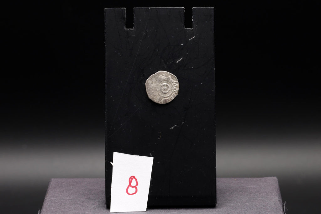 Medieval Egypt, Fatimids, al-Aziz Billeh, Fractional Value Of Half Dirham, Silver Coin With Arabic Calligraphy. Numismatics Collectibles