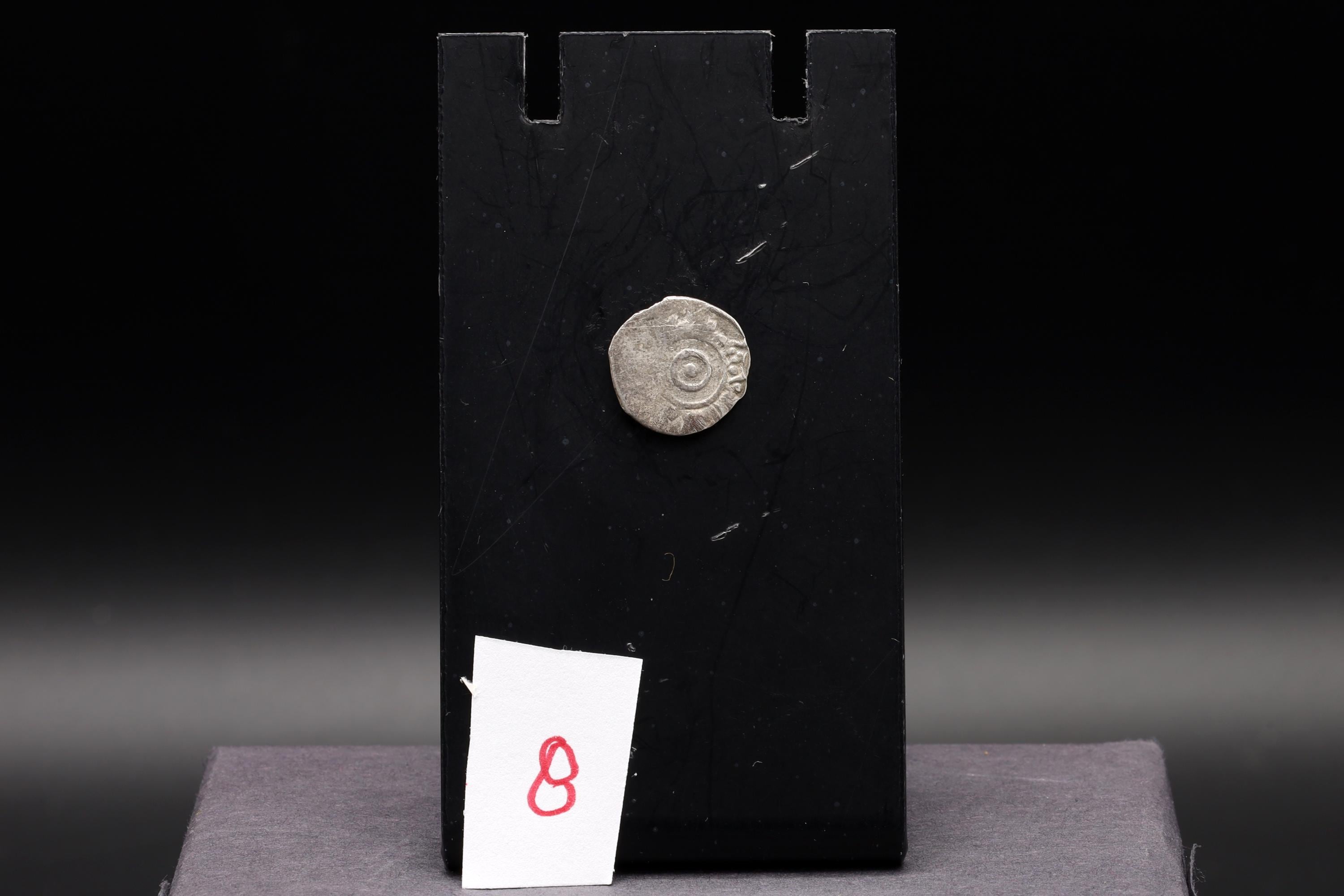 Medieval Egypt, Fatimids, al-Aziz Billeh, Fractional Value Of Half Dirham, Silver Coin With Arabic Calligraphy. Numismatics Collectibles