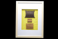 Colonial India, Circa 1920s Hand Carved Wood Combs From Rajasthan Gipsy Tribesmen, Kalbelia, Framed And Read To Hand On Wall, Bathroom Decor