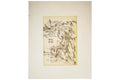 Katsushika Hokusai, Antique Edo Period Ukiyo-e Woodblock Print On Paper, Heike Monogatari. Shunkan Is Left Alone On Kikaigashima