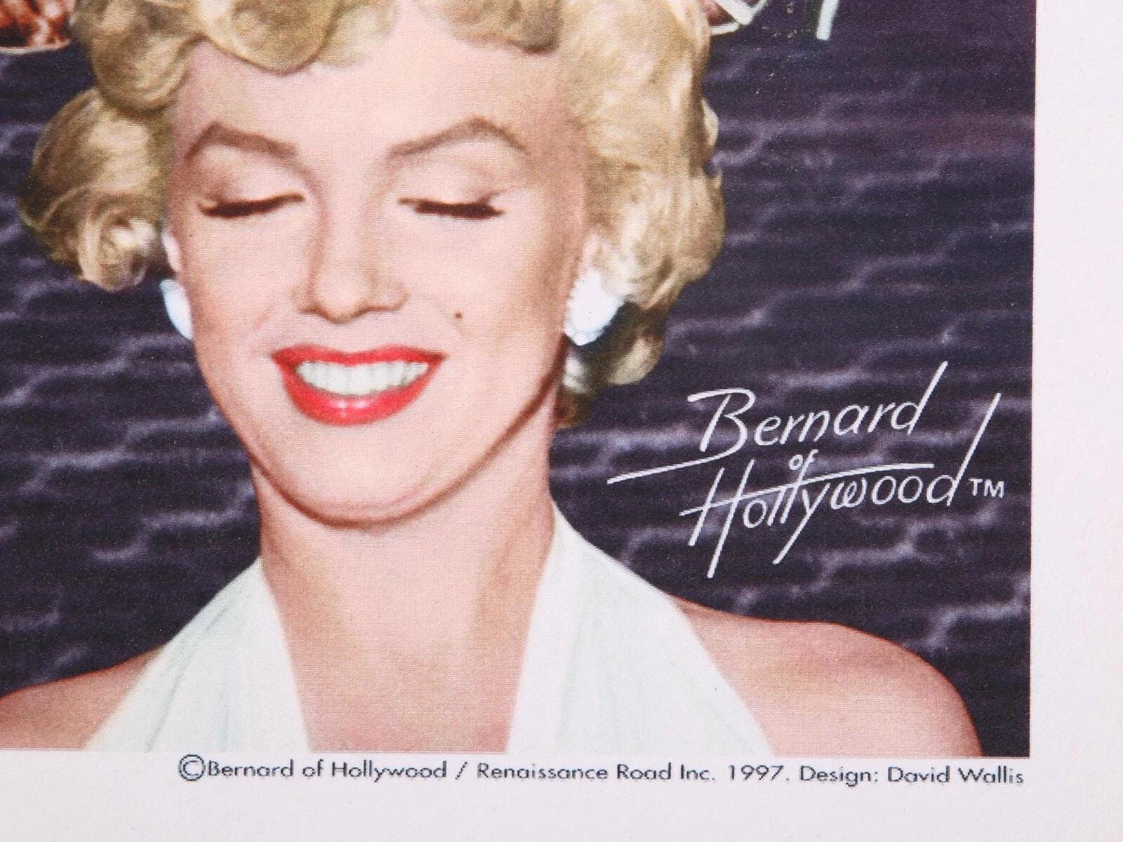 Collage Of Photographs Depicting Portraits Of Marilyn Monroe In A Famous White Dress By Bruno Bernard 1997, Americana Collectibles
