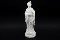 Antique Early 20th Century Dehua, Blanc De Chine Porcelain Statuette Of Guanyin, Female Bodhisattva, Asian Folk Religions, Buddhism Decor