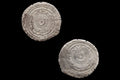 Medieval Egypt, Fatimids, al-Aziz Billeh, Fractional Value Of Half Dirham, Silver Coin With Arabic Calligraphy. Numismatics Collectibles