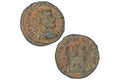 Ancient 4th Century AD Roman Empire Bronze Coin, Maximian Imperator, Antoninianus Concordia Militum 4th Century AD Numismatics