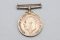 Great Britain A 1918 King GEORGE V War Silver Medal Military Collectibles WWI Collectibles UK