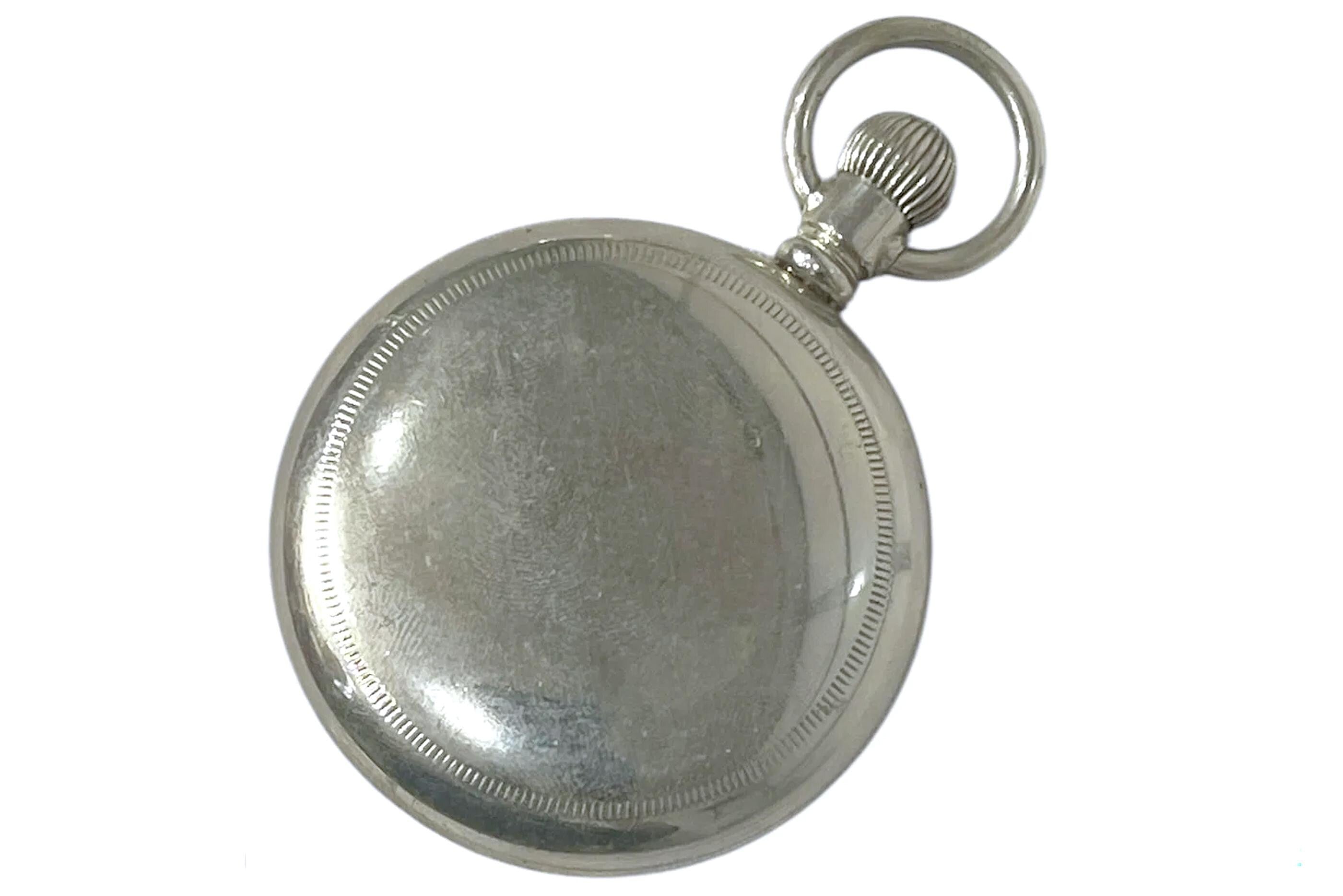 Antique 1890 American Waltham Massachusetts Watch Co Pocket Watch WORKING, Serial 4755286, Grade 1, Size 18s, Seven 7 Jewels, Silverode Case