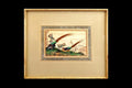 Antique 19th Century Imperial China Qing Dynasty Artwork, Pheasants Birds In A Garden, Painting In Rice Paper, Oriental Art Collectibles