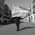 Technique du coup d Etat, Homage to Curzio Malaparte, Black and White Photo, Dance Performance, Street Choreography, Full Body Man Portrait