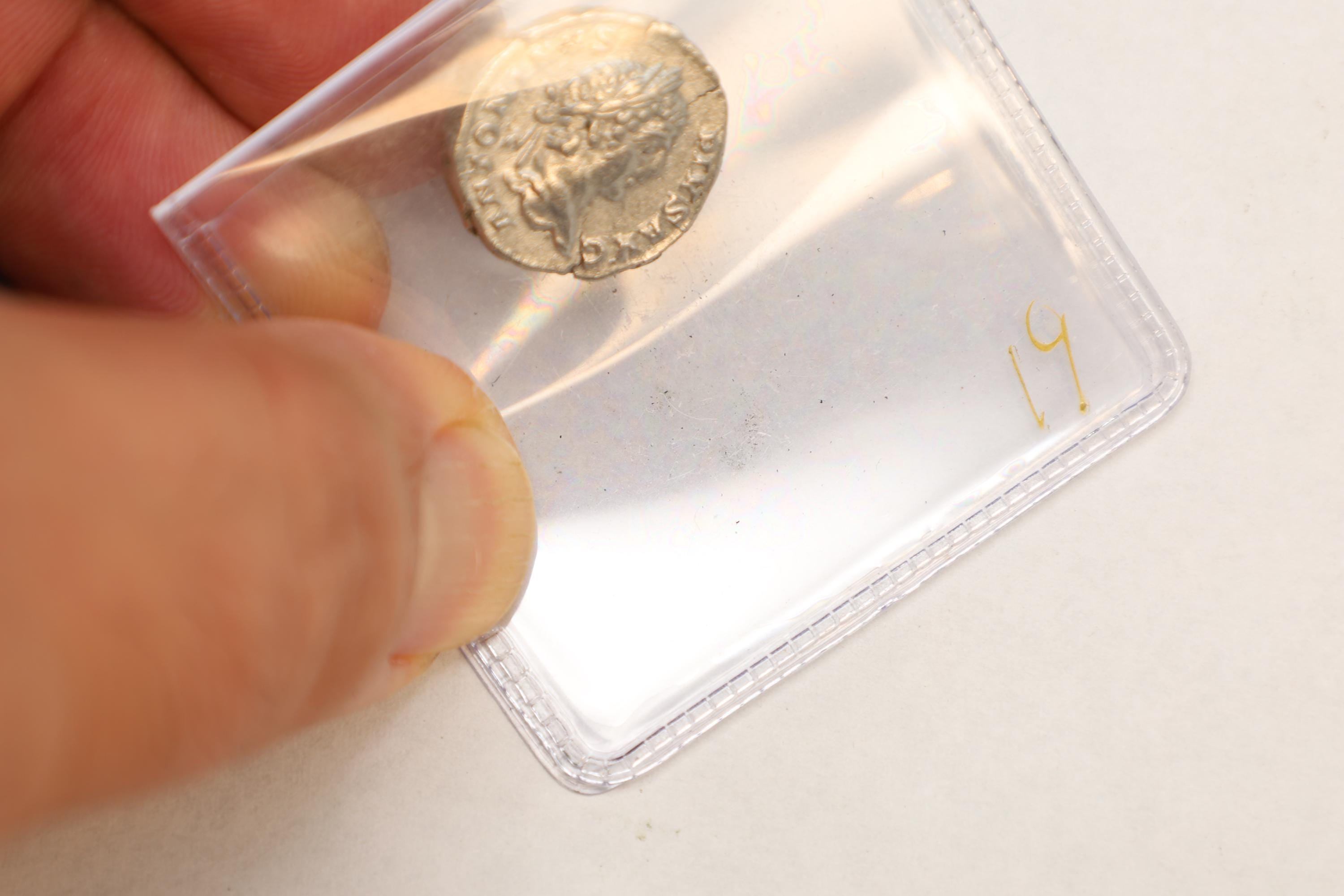Ancient Roman Empire 3rd Century AD. A Silver Denarius Coin By Emperor Caracalla, Numismatics And Historical Antiquities Collectibles