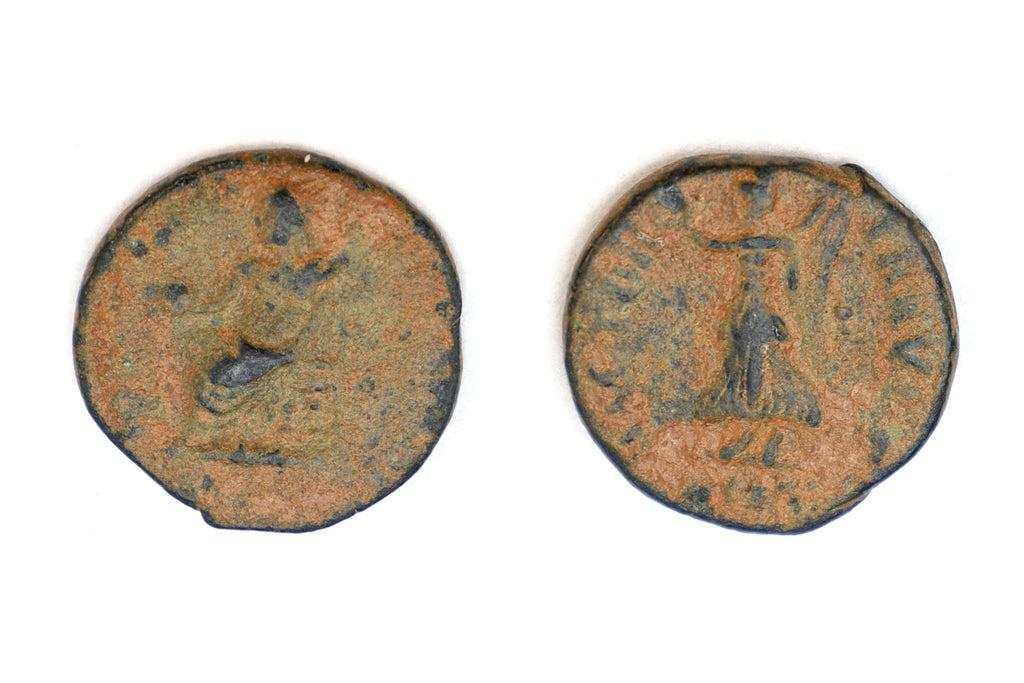 Ancient Roman Coin, Emperor Maximinus II Daia, Nummus Bronze Coin, Persecution Issue 4th Century AD, Numismatics Historical Collectibles