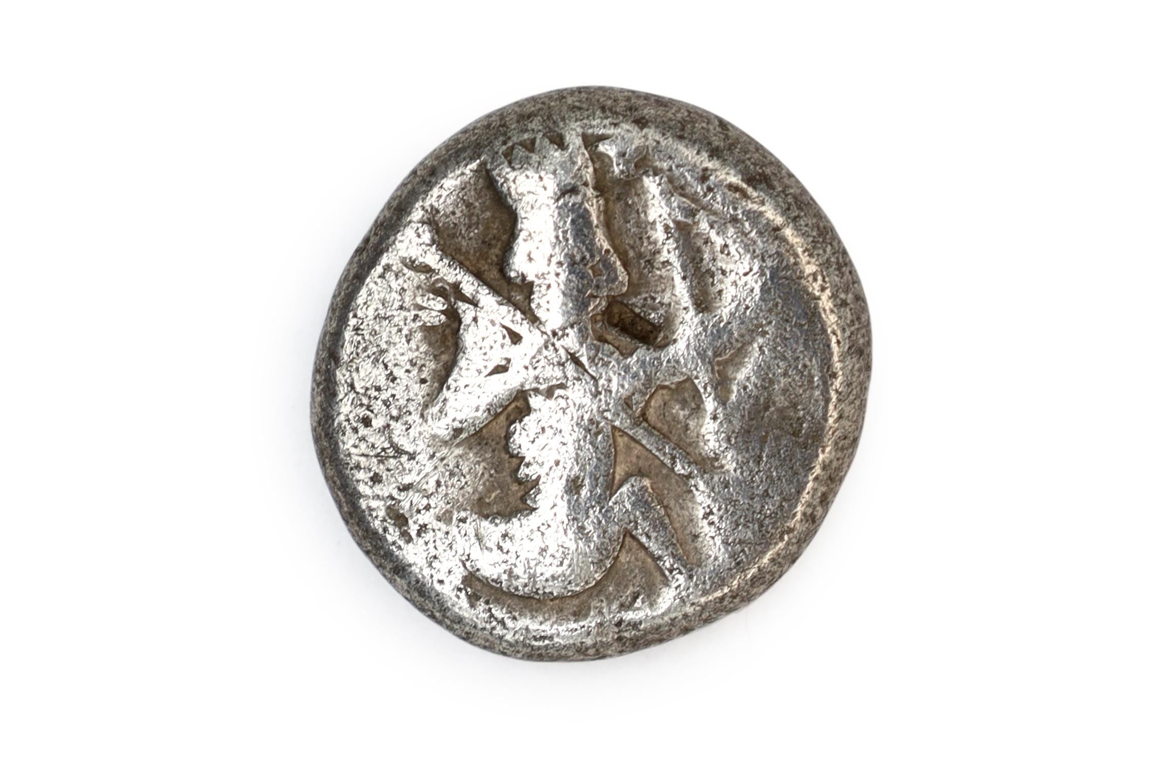 Silver Siglos Coin, Asia Minor, Ancient Achaemenid Empire 4th Century BCE, King Artaxerxes II Mnemon, Numismatics, Antiquities, Collectibles