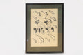 IMPORTANT, Sarain Stump, A First Nation Artist From Canada, Silkscreen Artwork Print Titled As Buffaloes, 1972. Native American Dancers