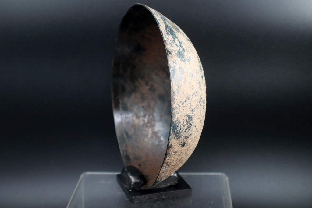 Ancient Near East, Sasanian Empire, Dated As Between The 3rd To 7th Century CE. A Simple Manufacture Bronze Bowl Or Phiale, Antiquities Art