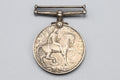 Great Britain A 1918 King GEORGE V War Silver Medal Military Collectibles WWI Collectibles UK