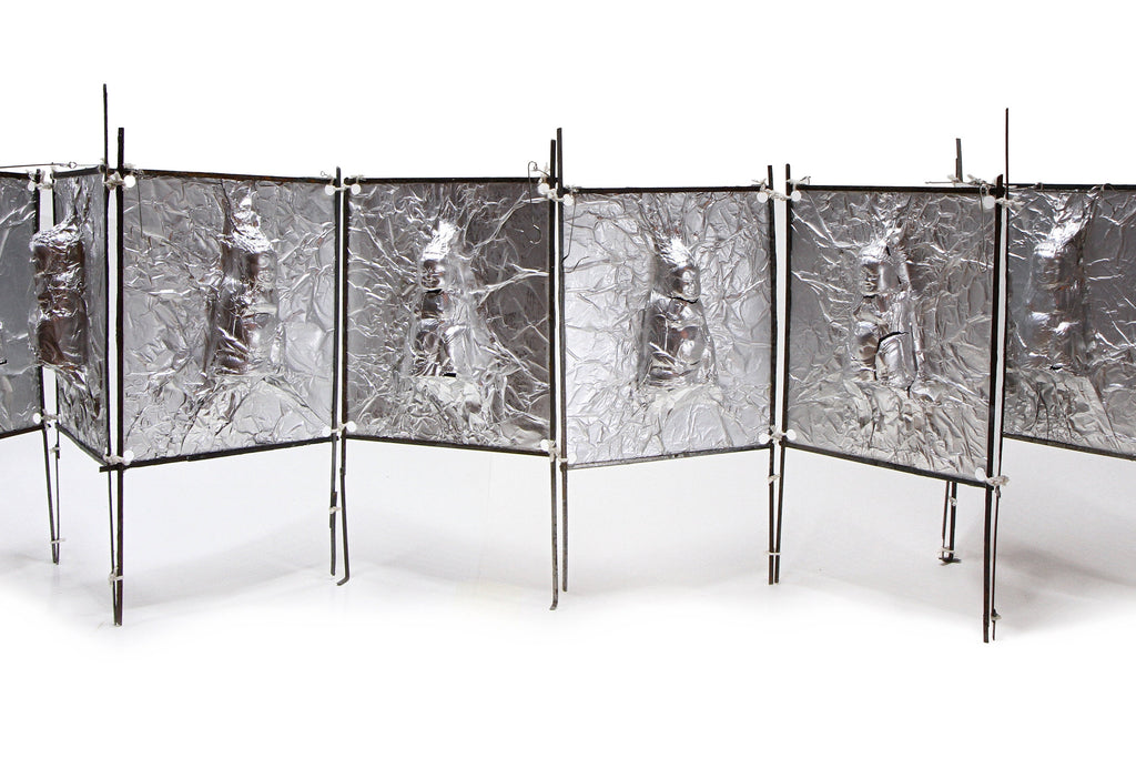 The Twelve Deeds of a Buddha, Purely Obsessional OCD and Intrusive Thoughts, Contemporary Buddhist Art, Mixed Media Assemblage Sculpture Art