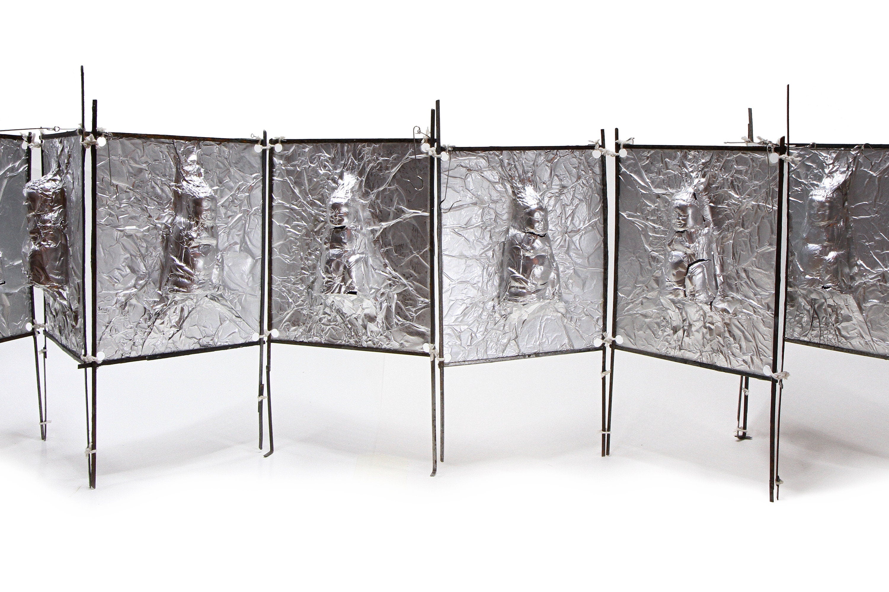 The Twelve Deeds of a Buddha, Purely Obsessional OCD and Intrusive Thoughts, Contemporary Buddhist Art, Mixed Media Assemblage Sculpture Art